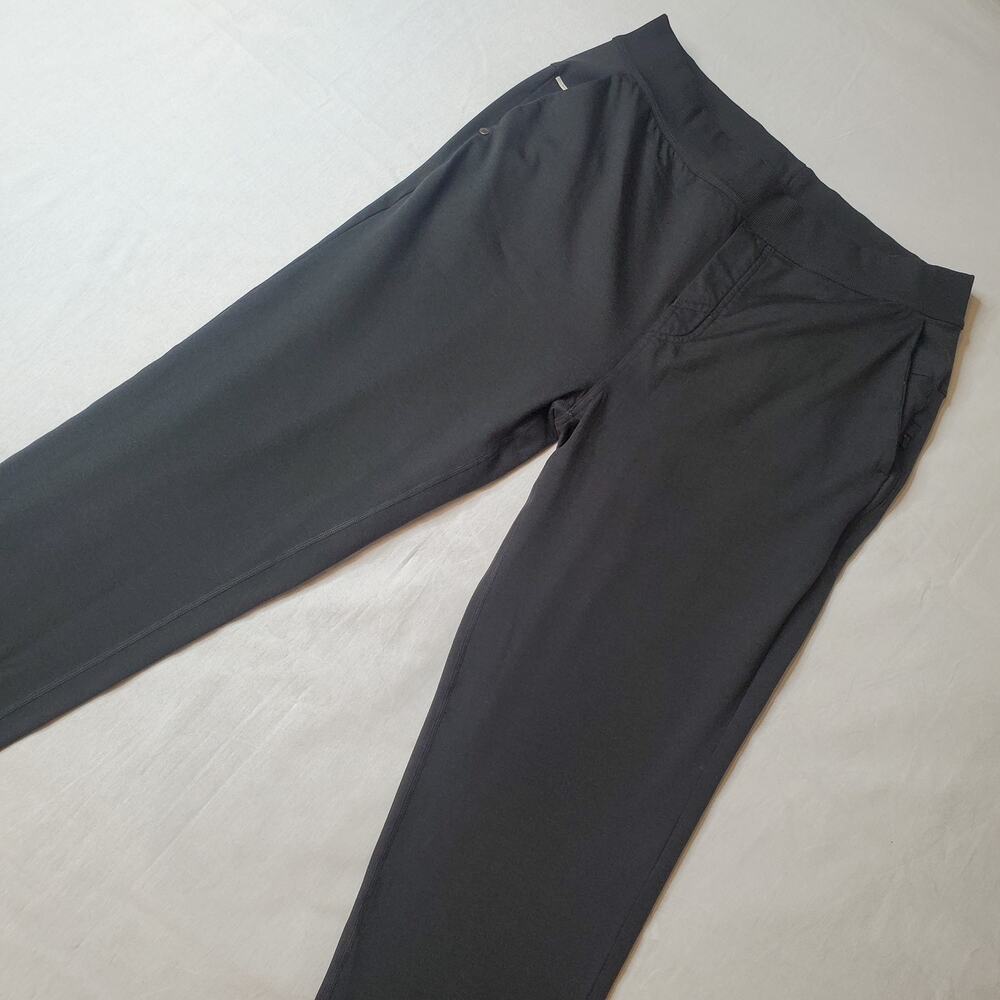Vuori Men's Size L Coronado Pant Performance Knit Sweatpants Black Heather V435